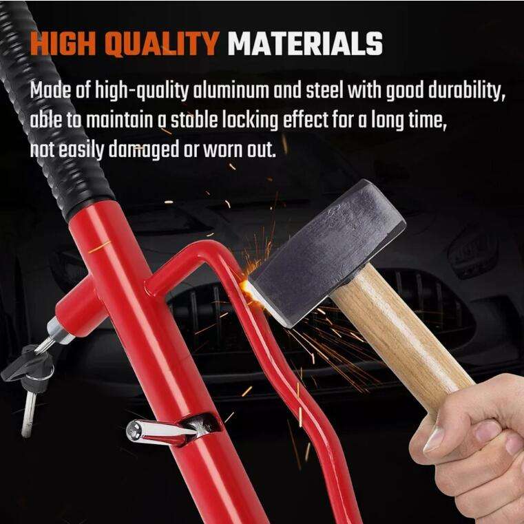 Car Steering Wheel Lock | Anti-Theft Security Device | Hardened Steel Universal Fit